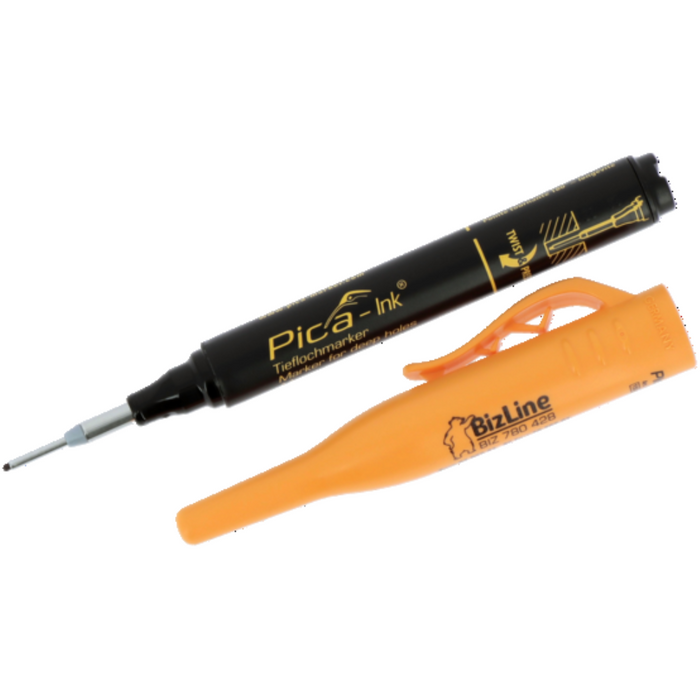 Bizline Pica Black Ink Marker for Deep Holes